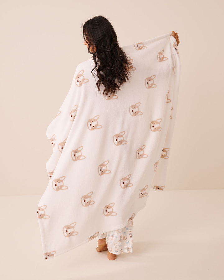 Cat Print Soft Plush Blanket