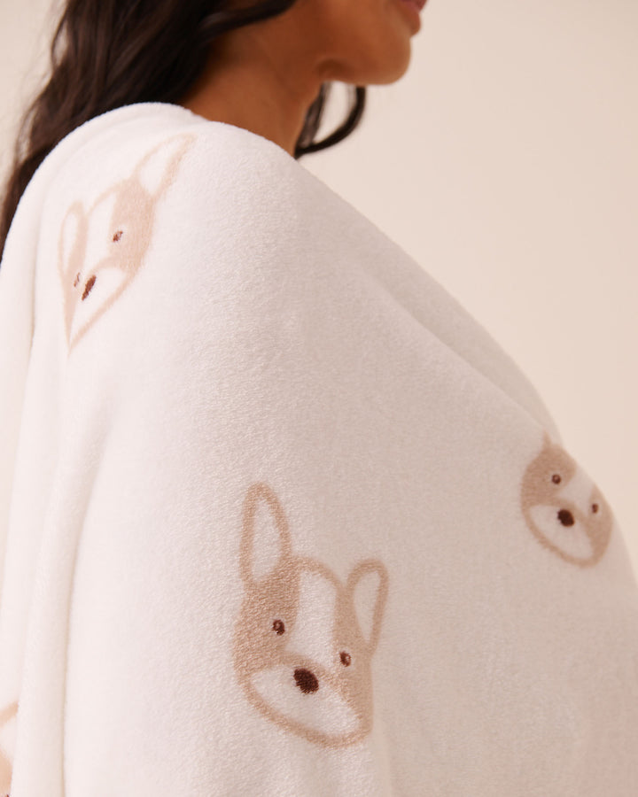 Cat Print Soft Plush Blanket