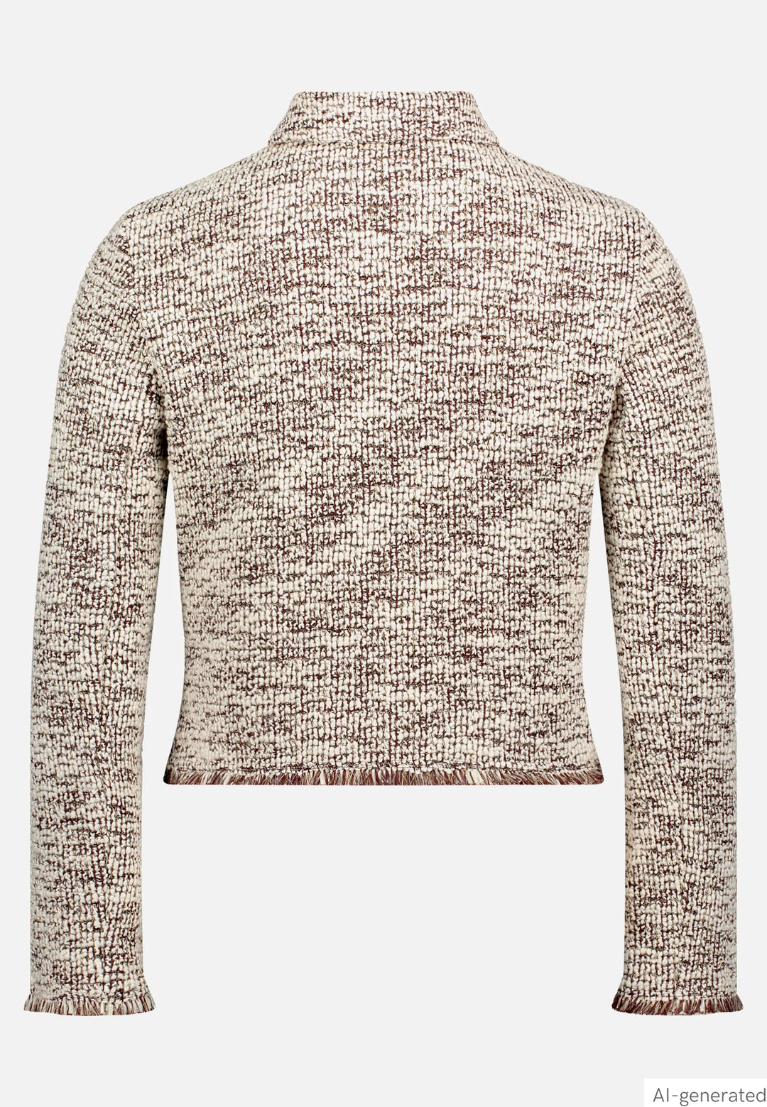 Bouclé Jacket with Buttons
