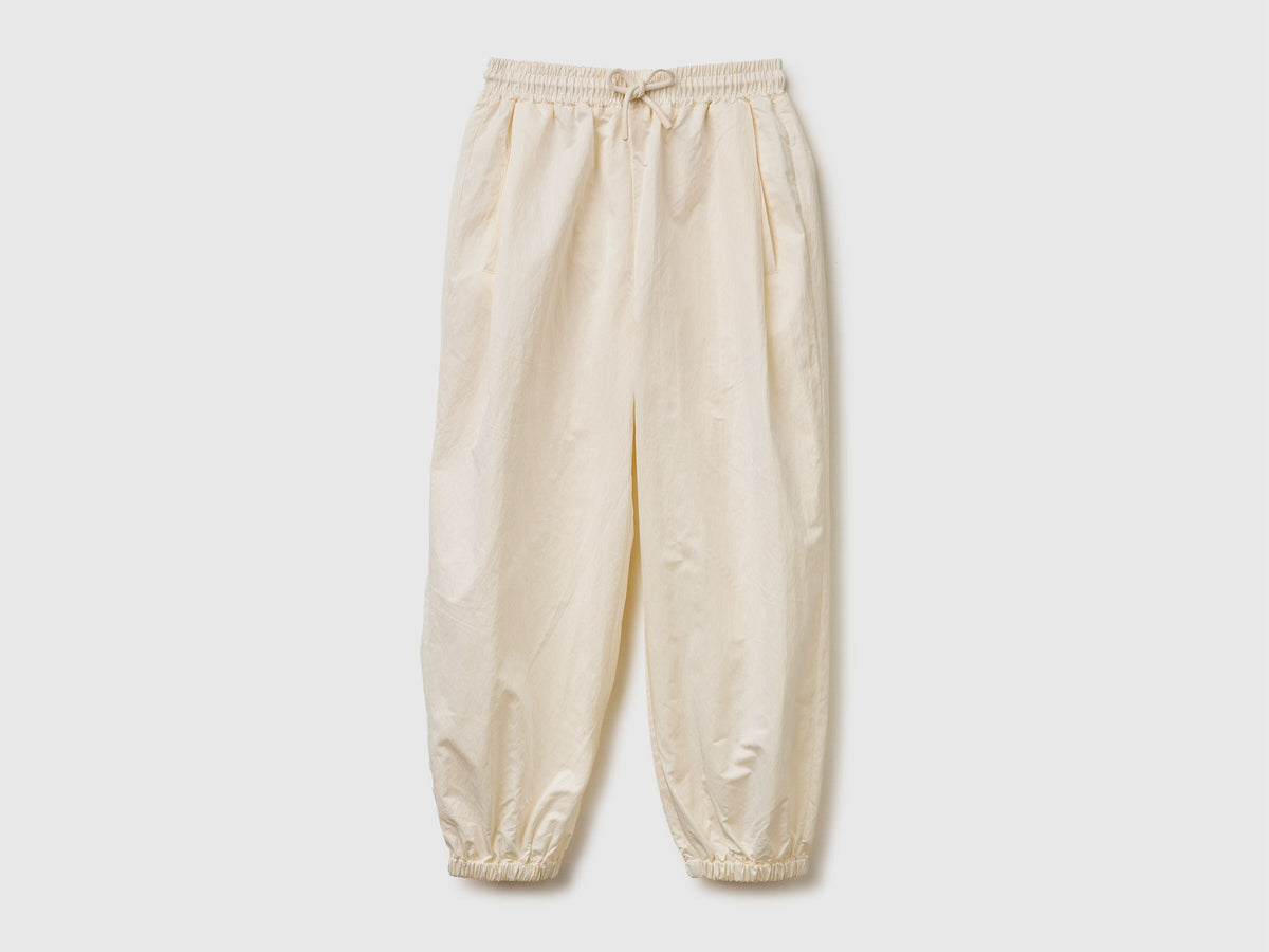 TROUSERS-Girl - Creamy White