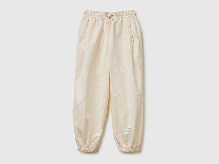TROUSERS-Girl - Creamy White