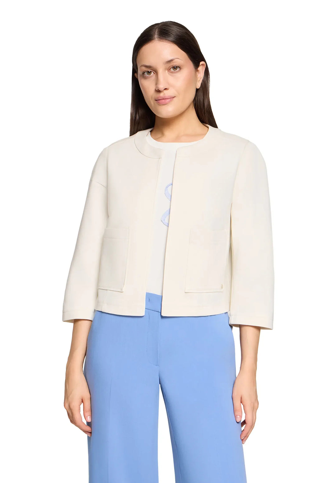 Blazer Jacket Short 3/4 Sleeve