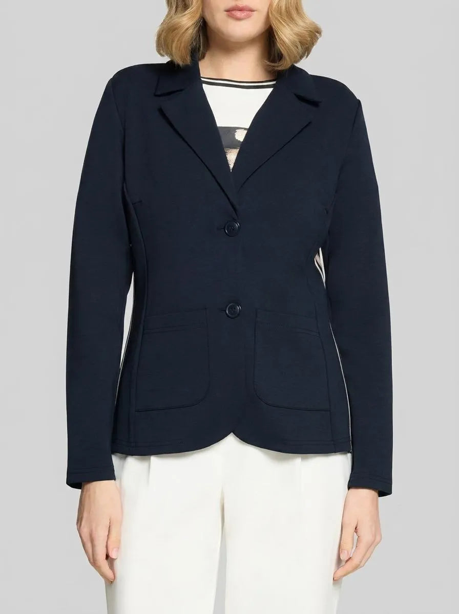 Short Blazer with Patch Pockets