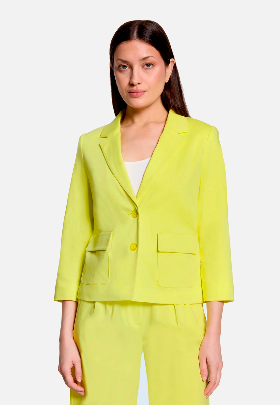 Blazer Jacket with 3/4 Sleeves