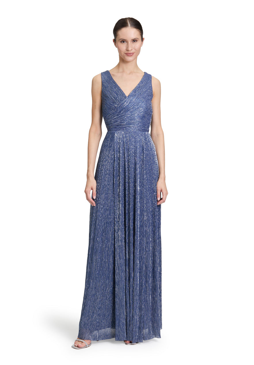 Evening Dress with Pleats
