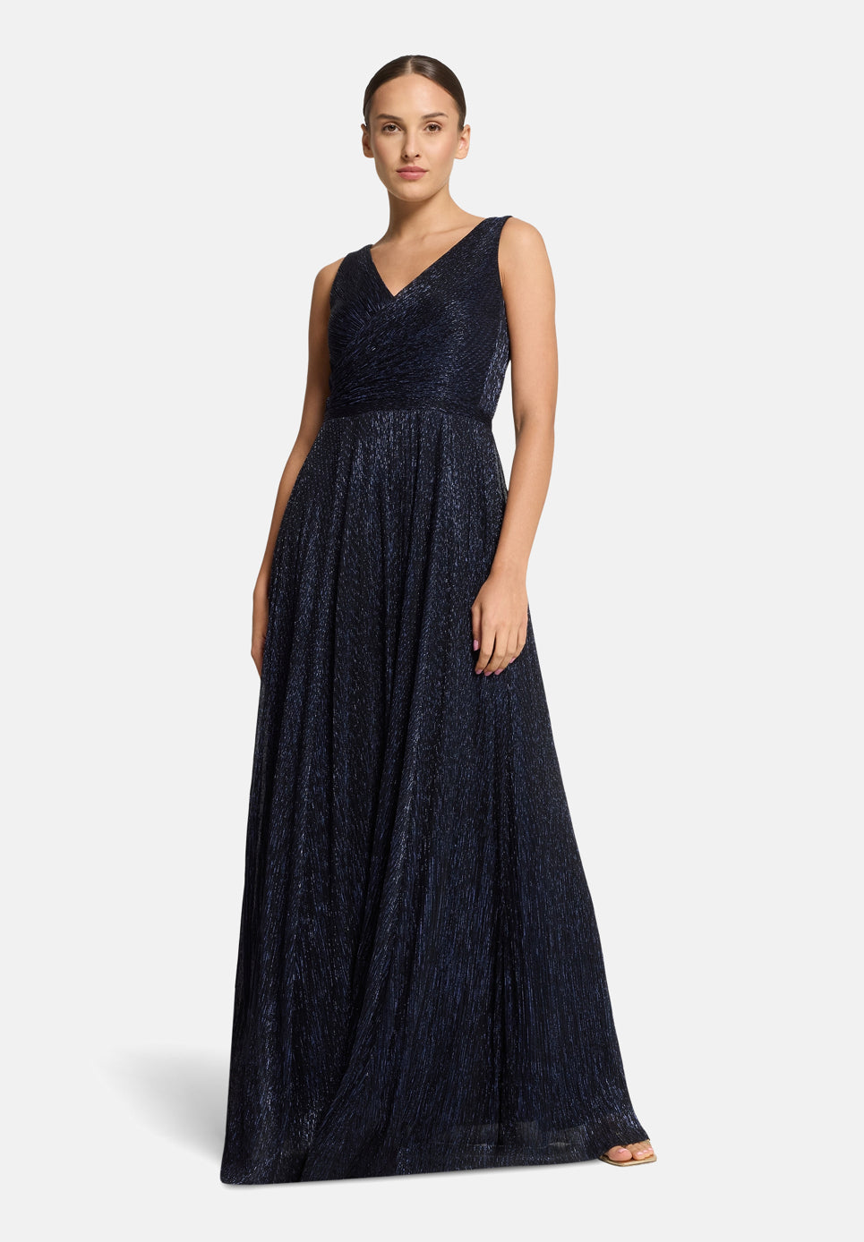 Evening Dress with Pleats