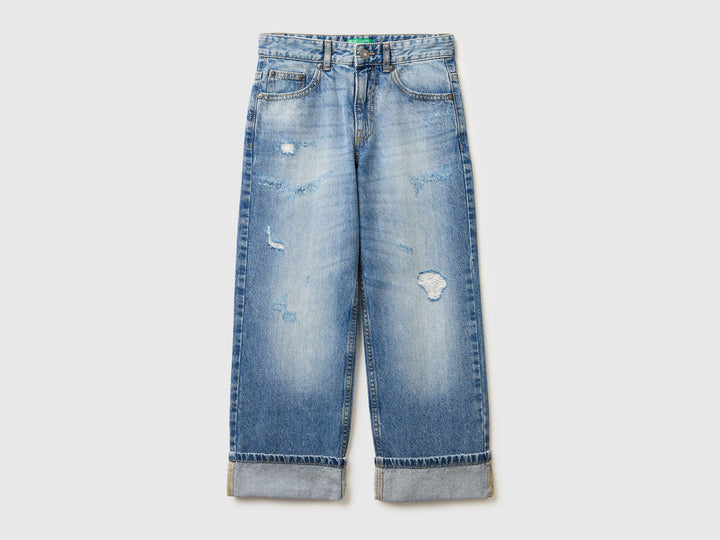 TROUSERS-Boy - Light Blue