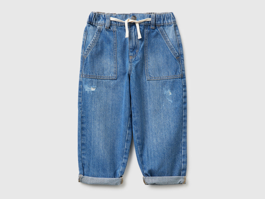 TROUSERS-Boy - Light Blue
