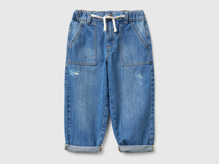 TROUSERS-Boy - Light Blue