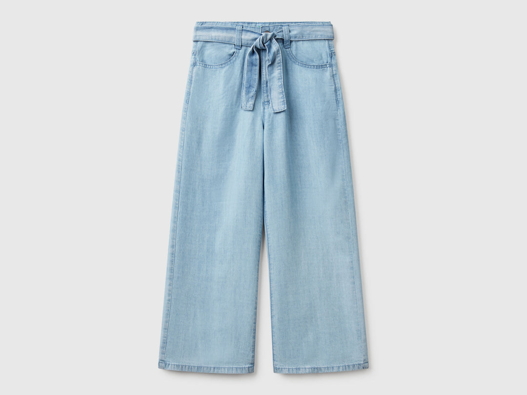 TROUSERS-Girl - Light Blue