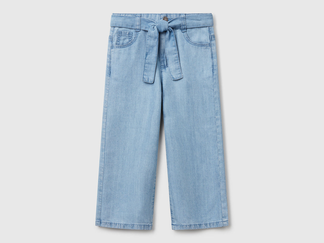 TROUSERS-Girl - Light Blue