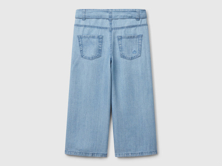TROUSERS-Girl - Light Blue