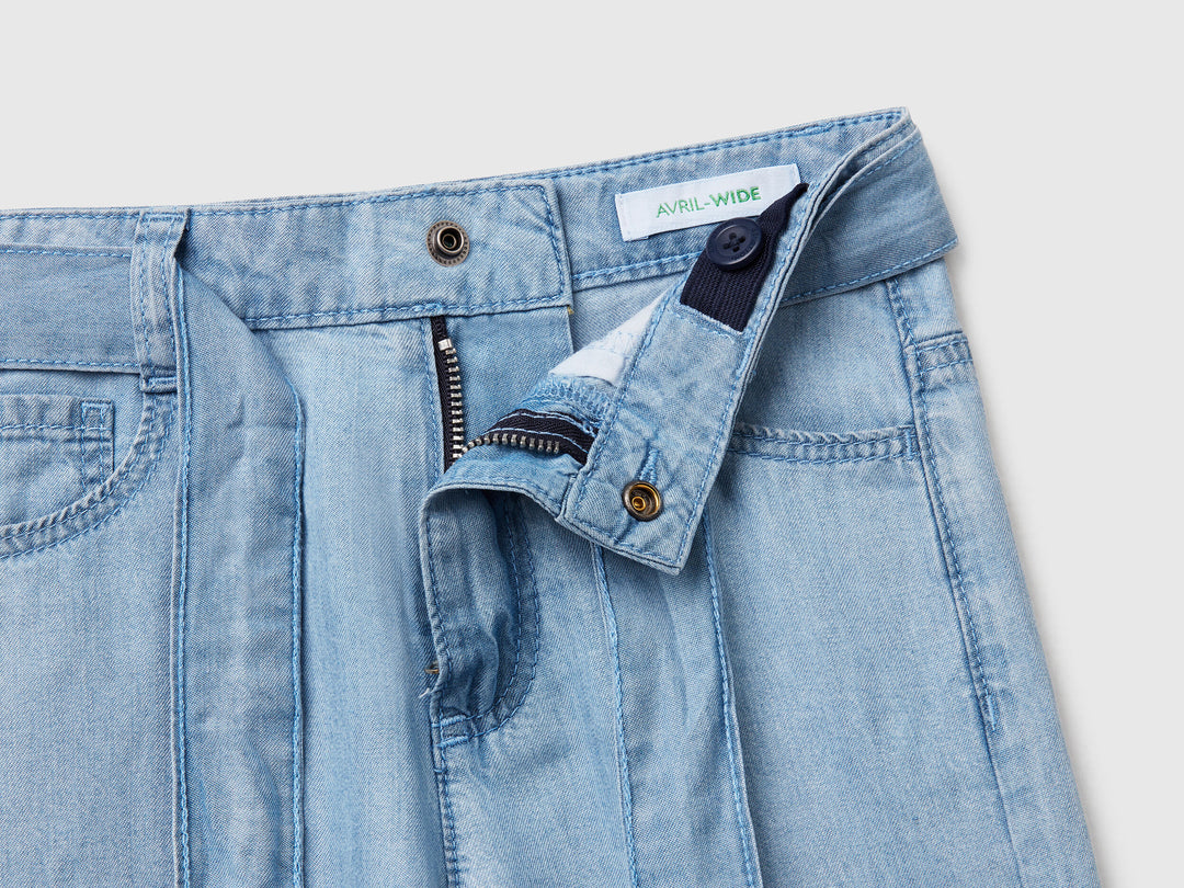 TROUSERS-Girl - Light Blue