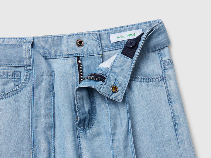 TROUSERS-Girl - Light Blue