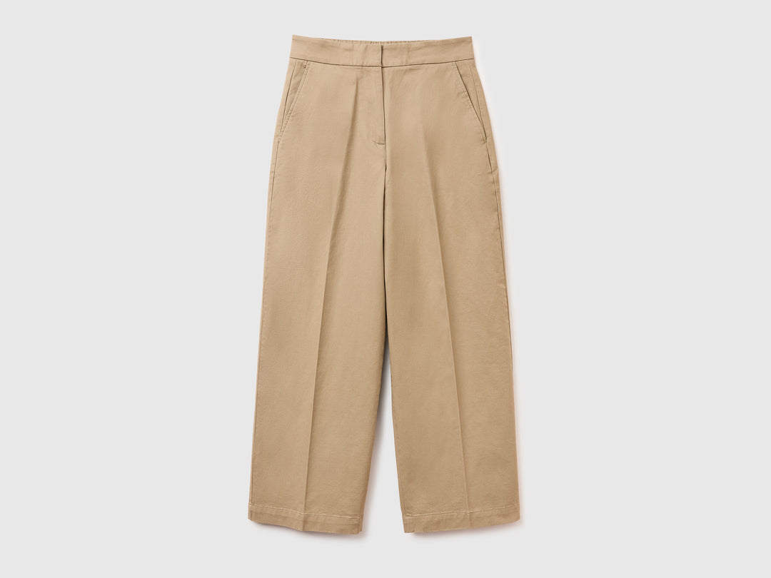 TROUSERS - Camel