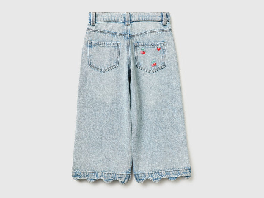 TROUSERS-Girl - Light Blue