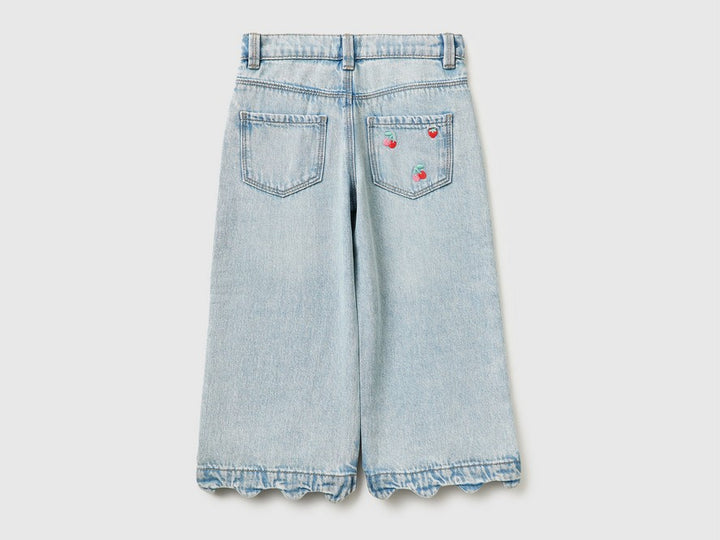 TROUSERS-Girl - Light Blue