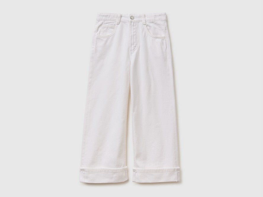 TROUSERS-Girl - White
