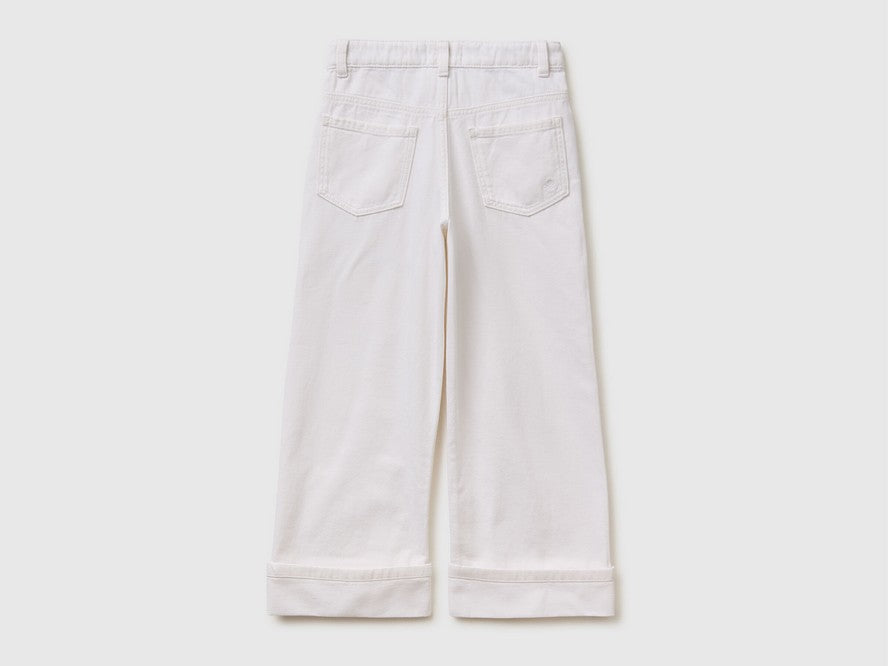 TROUSERS-Girl - White