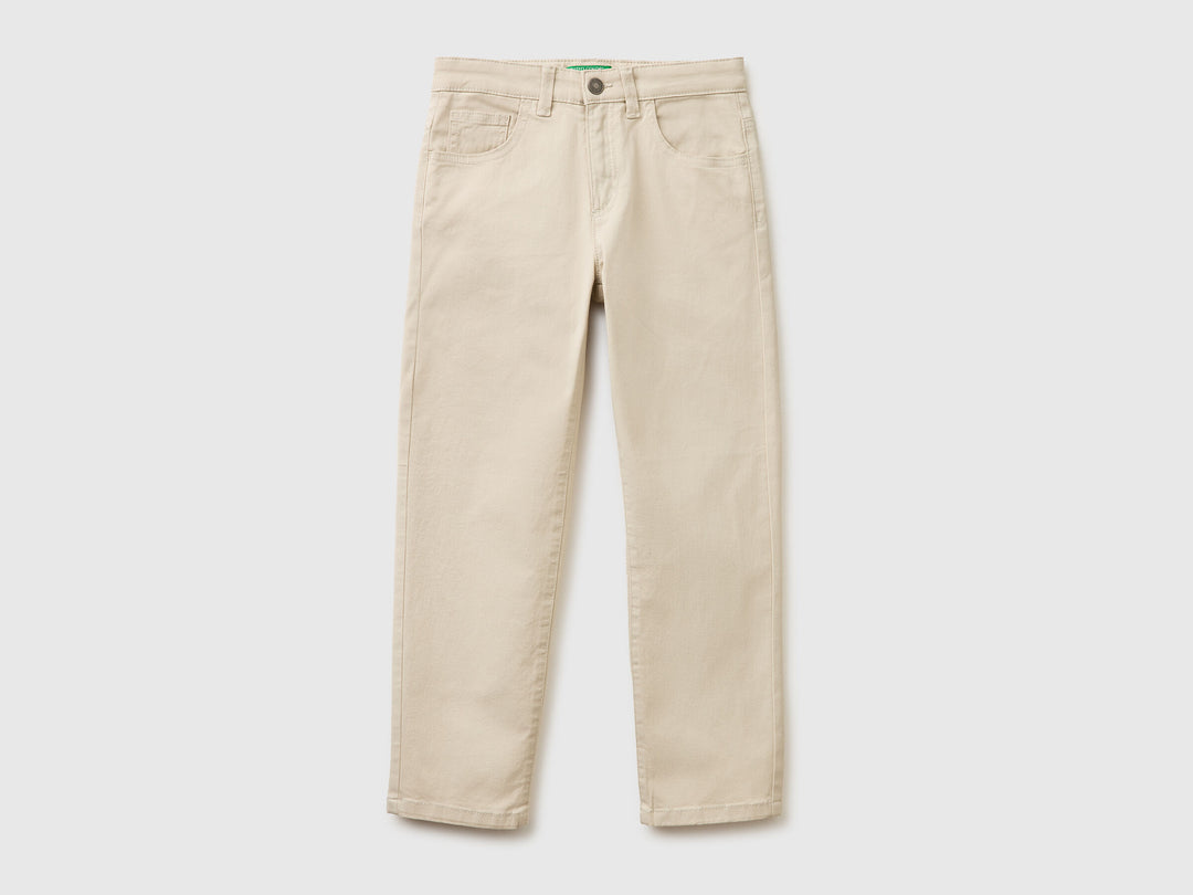 TROUSERS-Boy - Beige