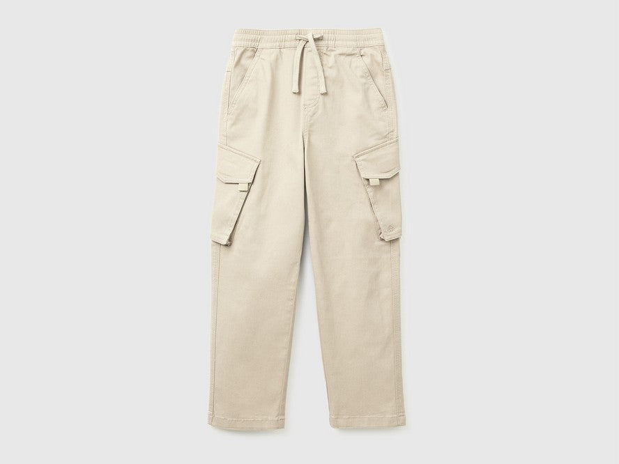 TROUSERS-Boy - Beige