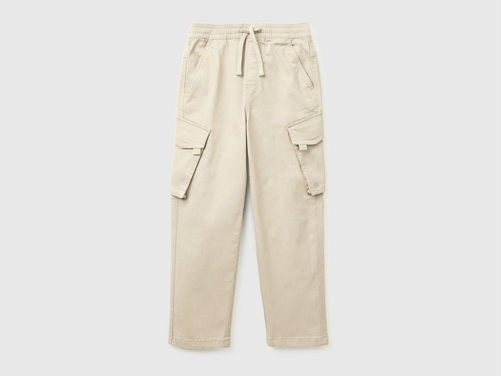 TROUSERS-Boy - Beige