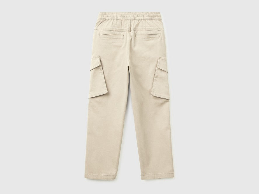 TROUSERS-Boy - Beige