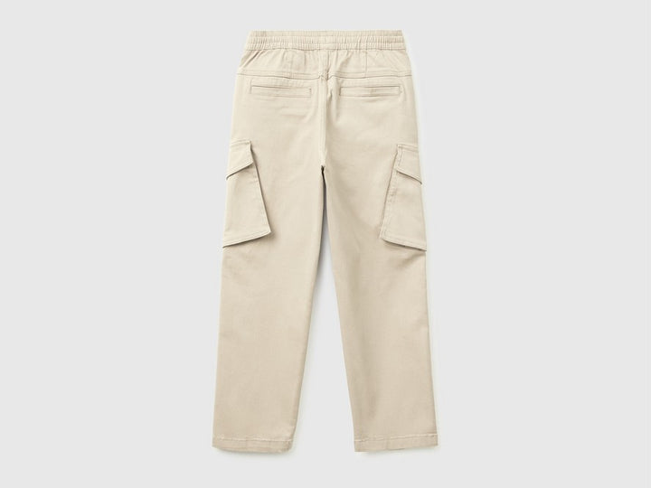 TROUSERS-Boy - Beige