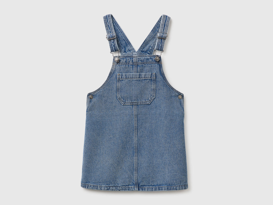 Overalls Skirt - Blue