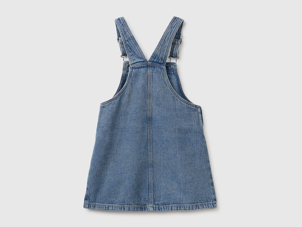 Overalls Skirt - Blue