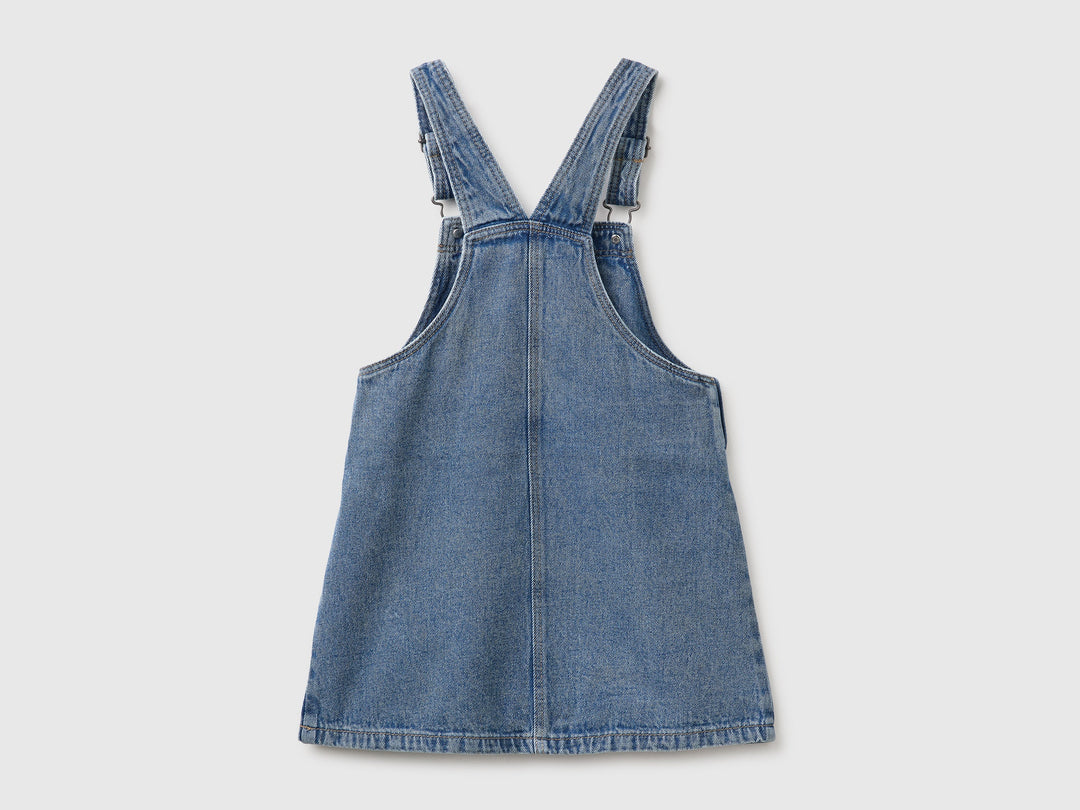 Overalls Skirt - Blue