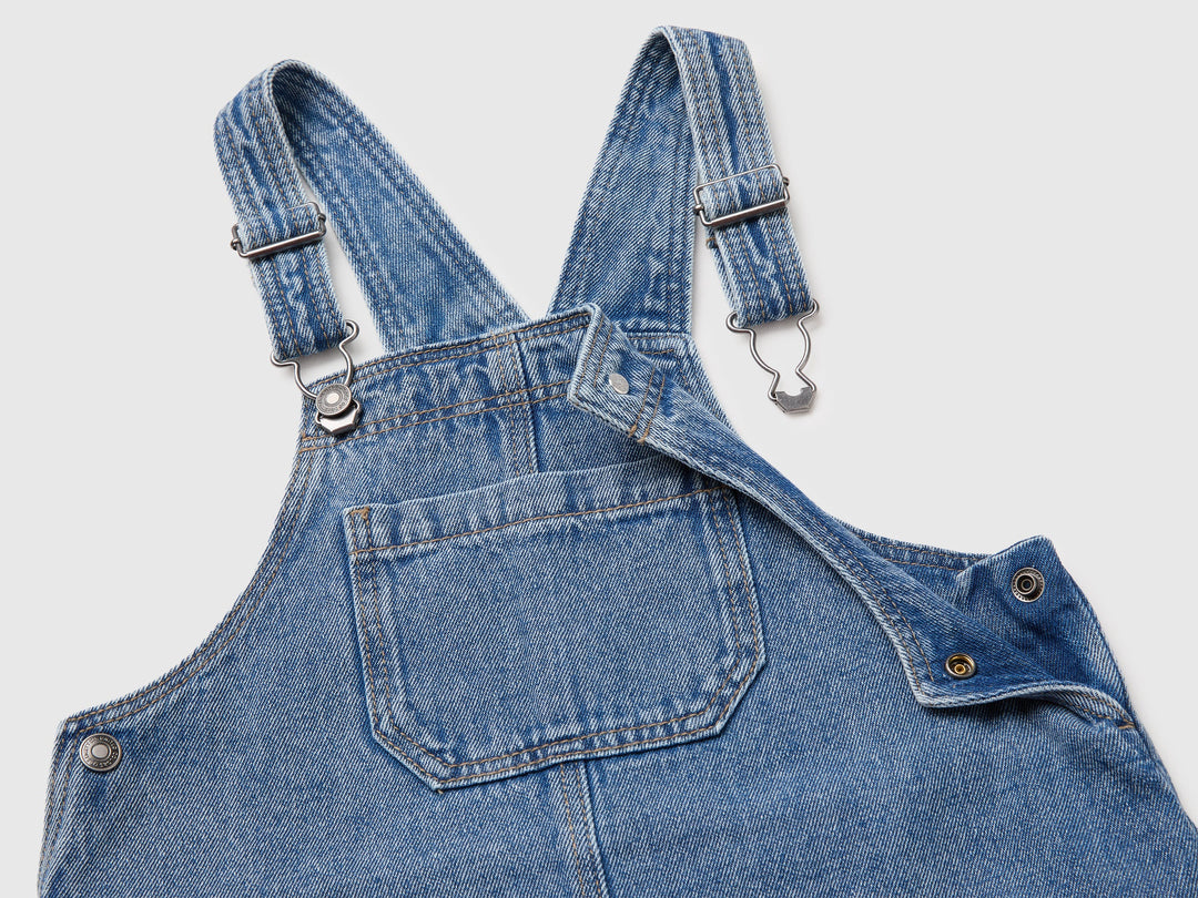 Overalls Skirt - Blue