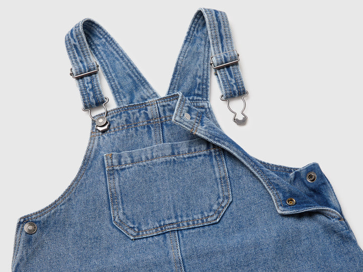 Overalls Skirt - Blue