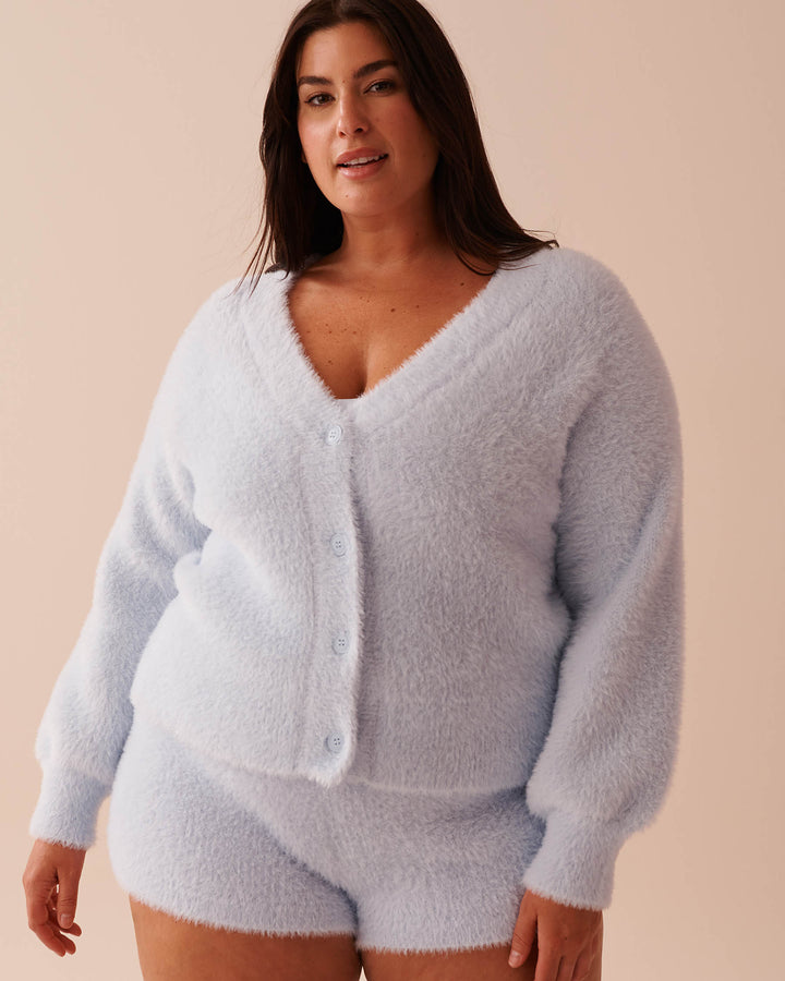 Fluffy Cardigan - Black Beauty
