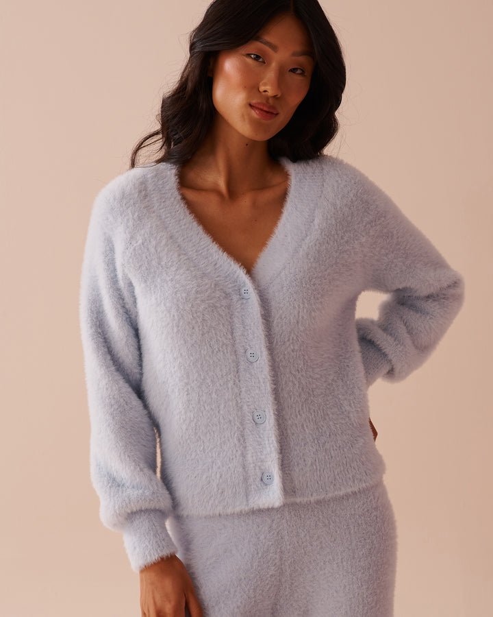 Fluffy Cardigan - Black Beauty