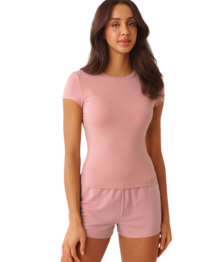 Short sleeve Heavy Peachy Dream Top