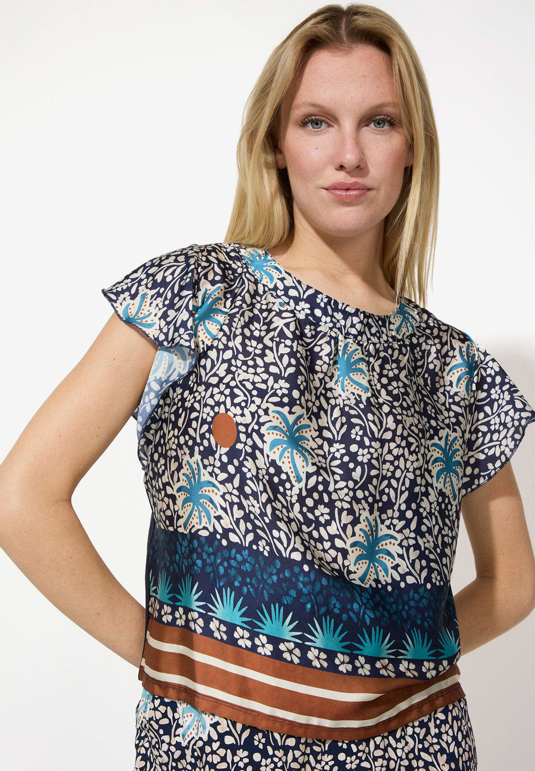 Patch Shirt with Print