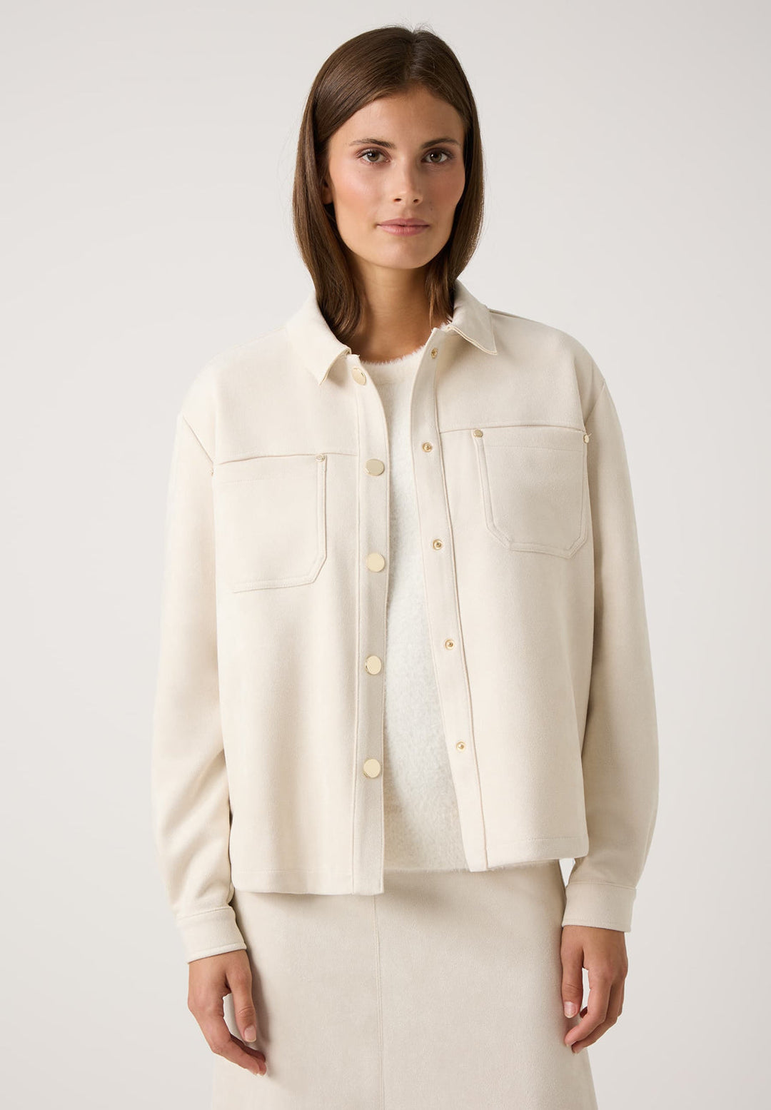 Suede-Look Shirt