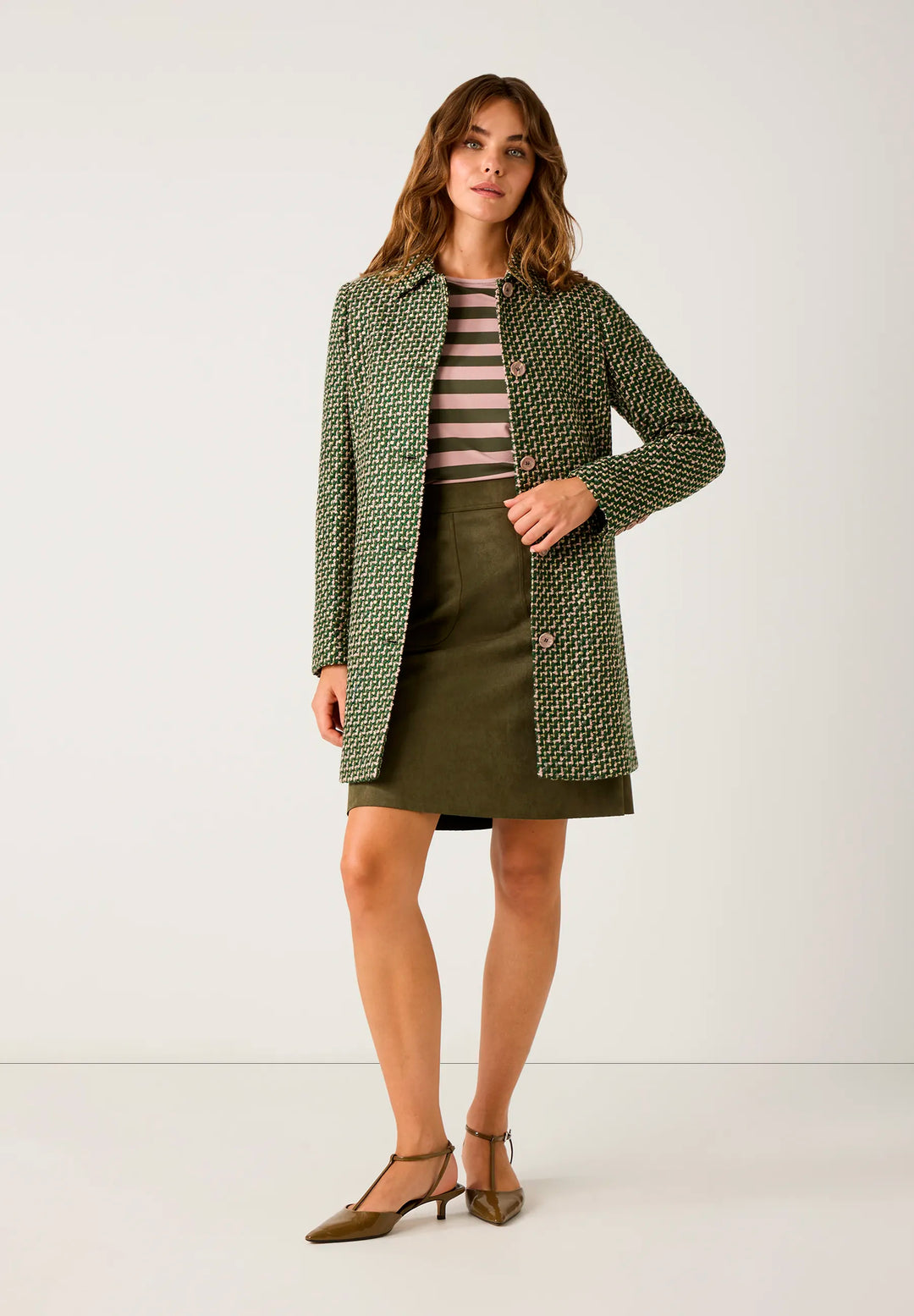 Long Bouclé Blazer