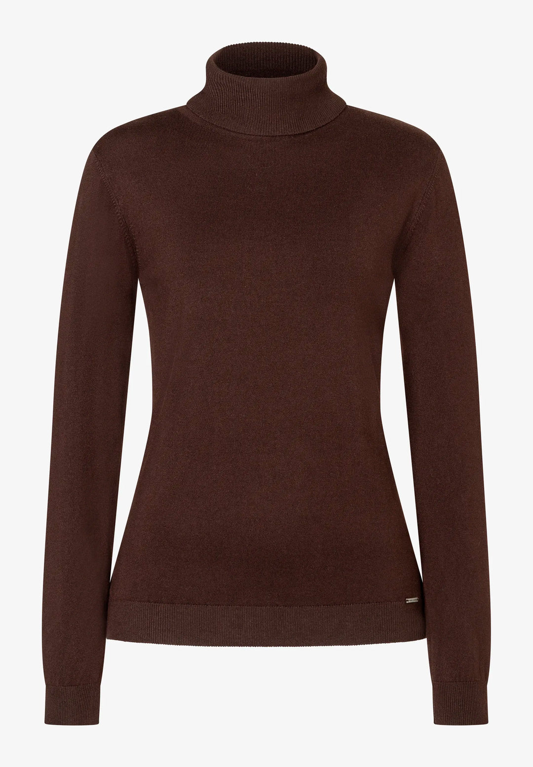 Roll-Neck Sweater, Fine Knit