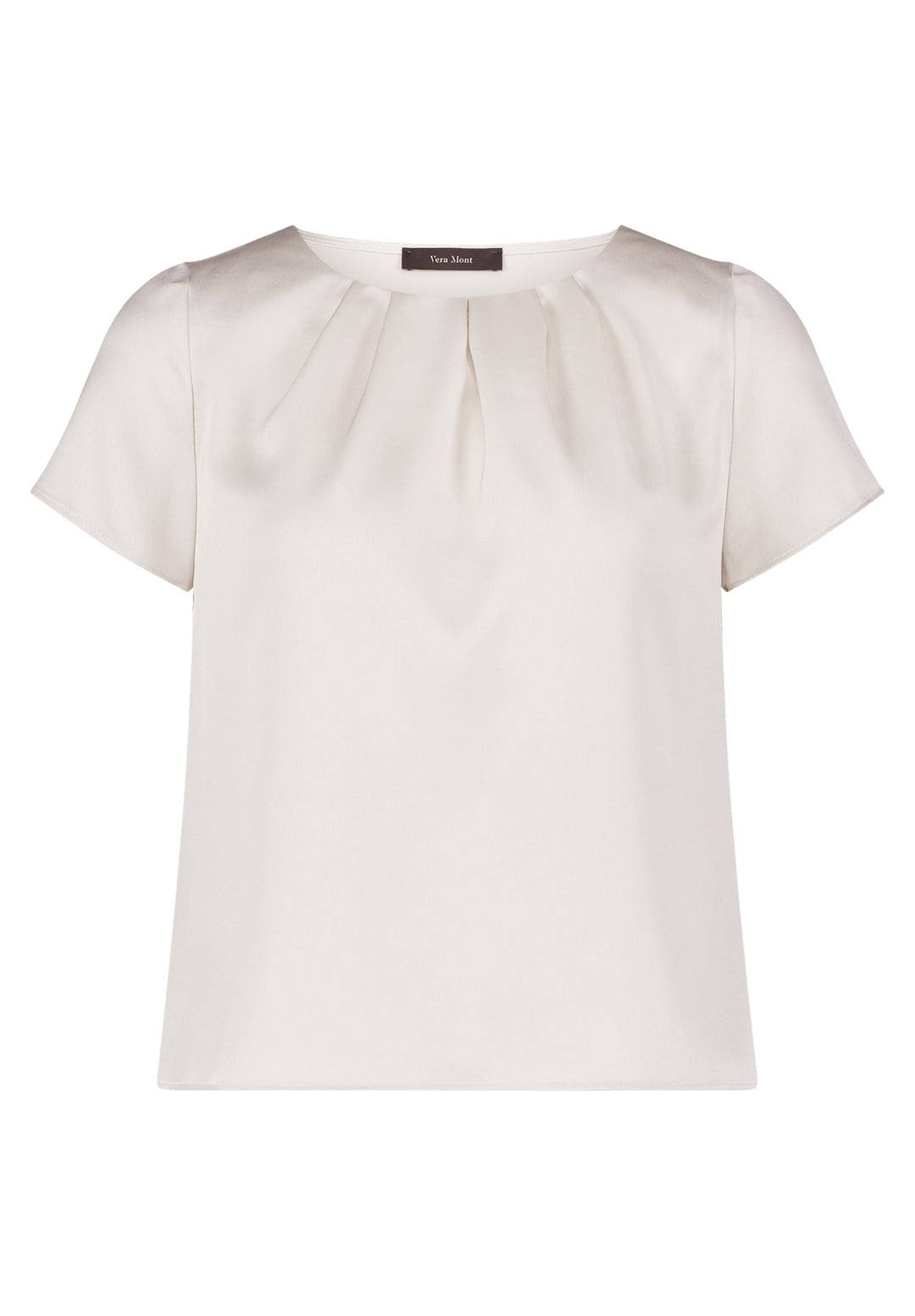Satin Blouse Short Sleeve