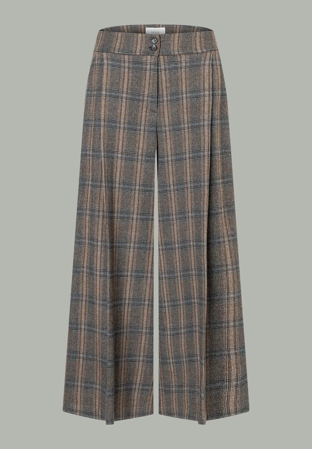 Culottes with a Check Pattern