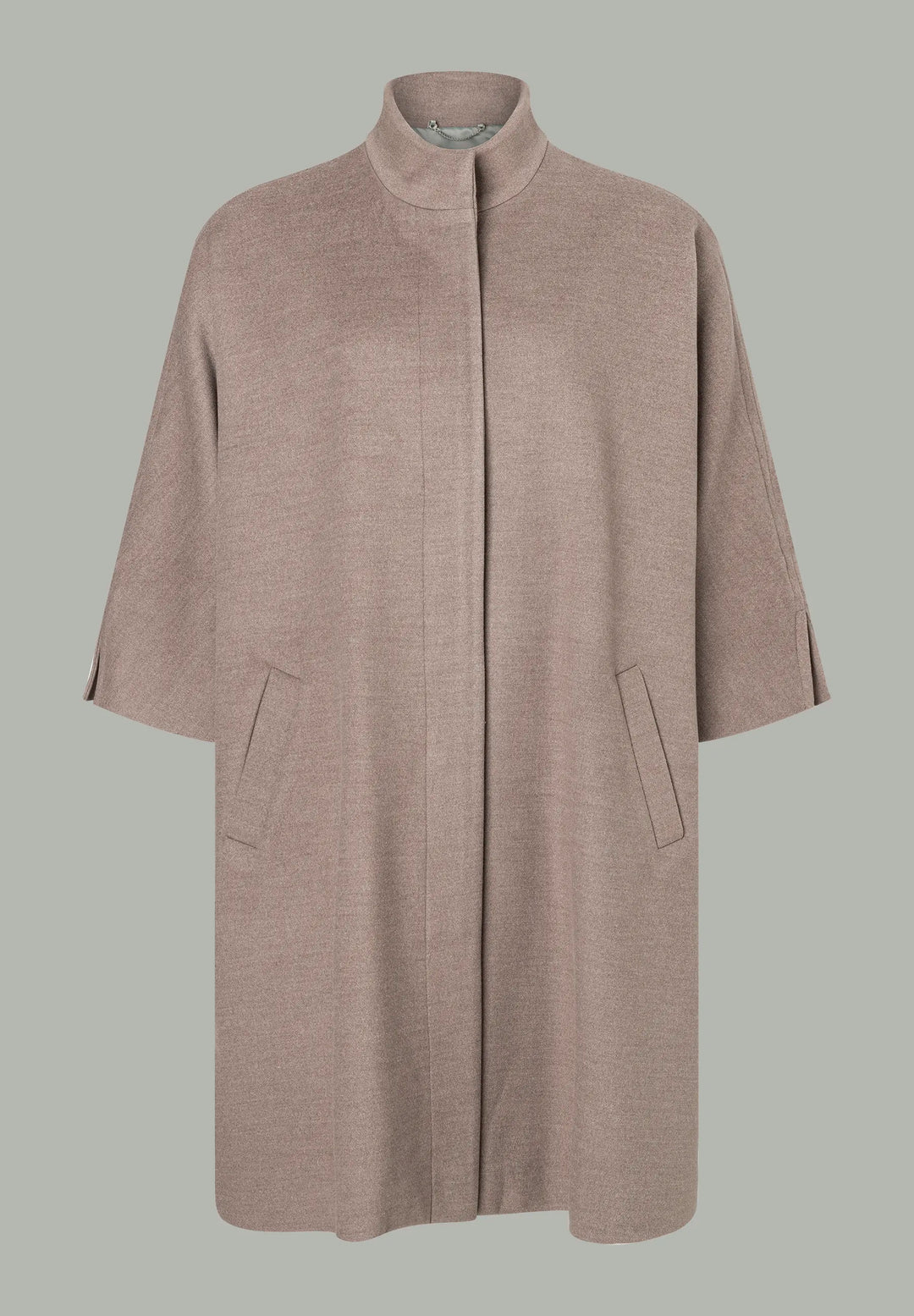 Coat-Cape with 3/4 Length Sleeves
