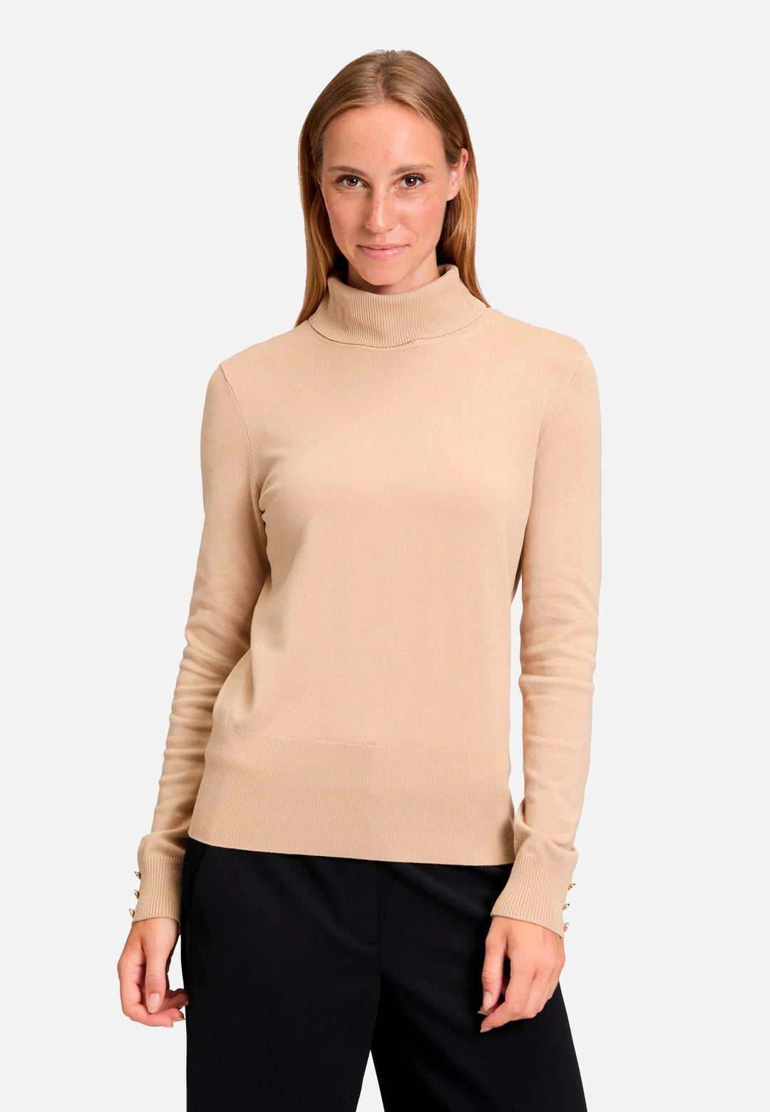 Long-Sleeved Turtleneck Sweater