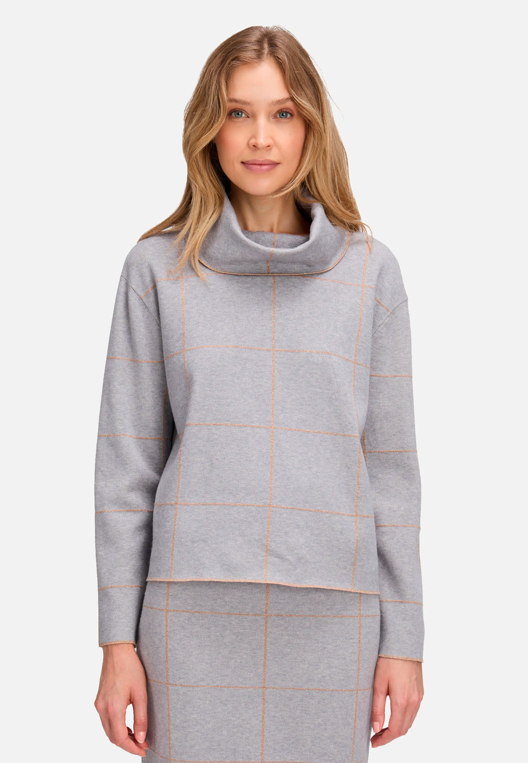 Knit Sweater with Lurex Thread