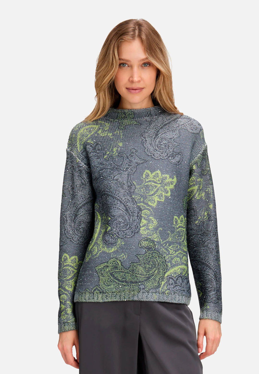 Knit Sweater with Sequins