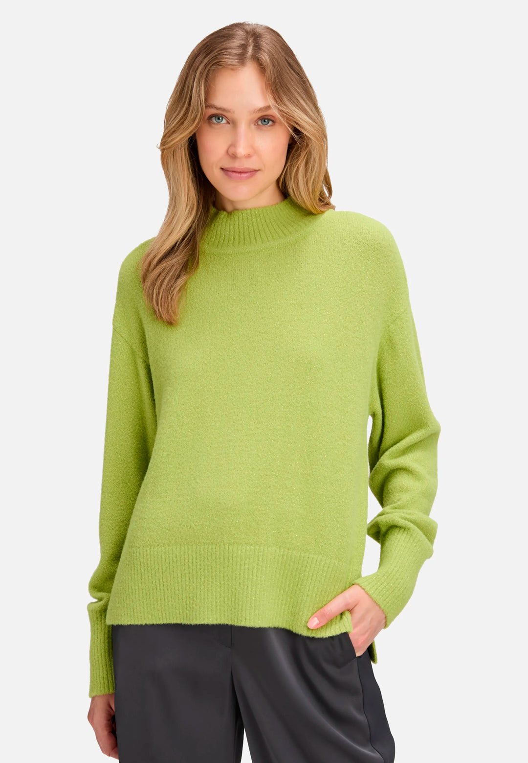 Knit Sweater with Lurex Thread