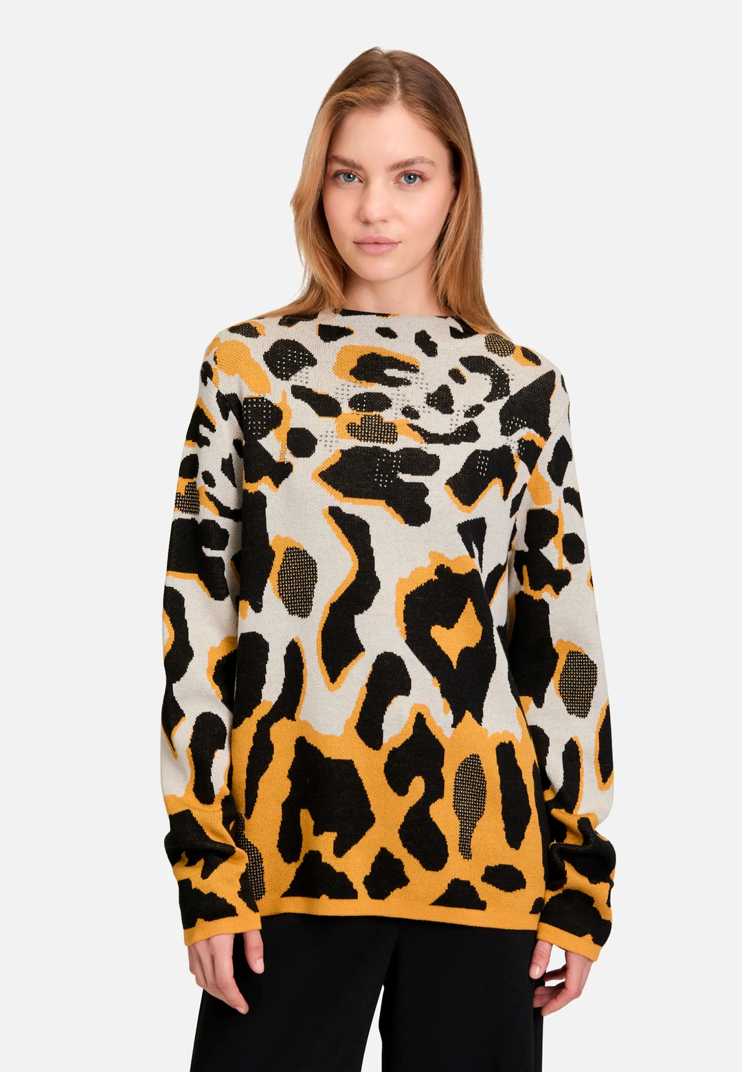 Knit Sweater with Jacquard