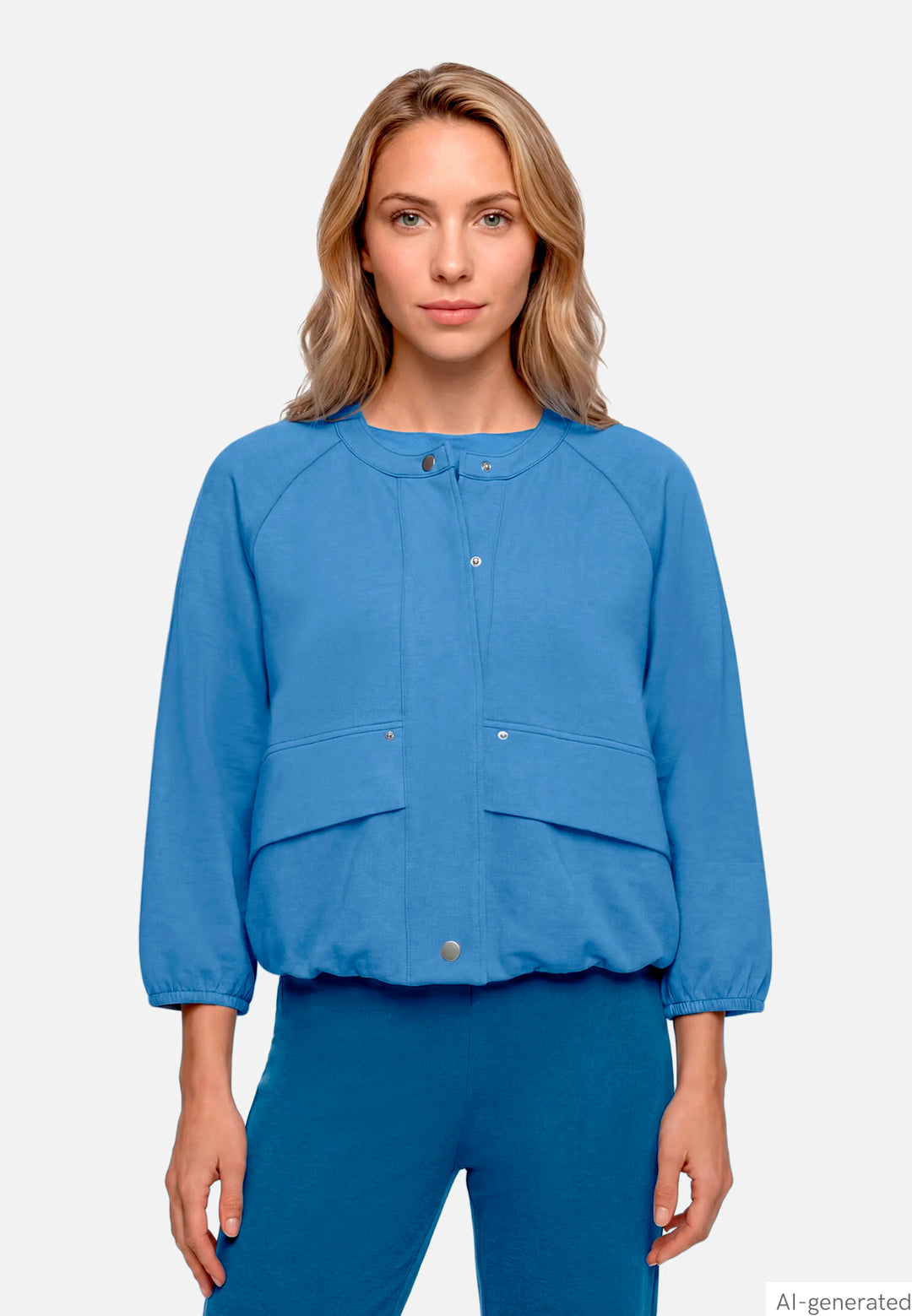 Blouson with 3/4 Sleeves