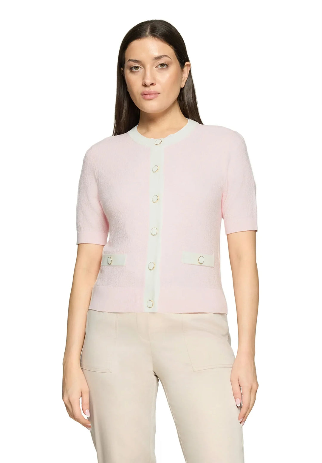 Knitted Jacket Short 1/2 Sleeve